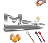Séparateur de blanc d'oeuf commercial, séparateur de protéines de séparateur d'oeufs rapides en acier inoxydable, séparateur de jaune d'oeuf sans dénigrement, hauteur coulissante réglable,