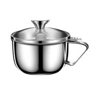Séparateur de blanc d'œuf 2 en 1 avec bol et couvercle en acier inoxydable pour séparer plusieurs œufs à la fois bol intégré pour fouetter pour la cuisine 061061