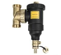 Séparateur de boue magnétique pour systèmes de chauffage, filetage DN20/DN25/DN32, filtre de protection de chaudière avec tamis en acier inoxydable et valve de vidange, élimine la rouille et les