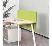 Séparateur de Bureau à Pince 2 Pieds Haut, Panneau confidentialité insonorisé Portable avec Pinces, 40 50 60 100 120 CM Longueur for modestie, Universel(Light Green,Lenght40cm/15.7in)