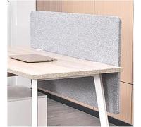 Séparateur de Bureau à Pince, Panneau de confidentialité de Bureau insonorisé Portable, modestie for se Tenir Debout(Light Grey,Lenght 50 cm/19.6 in)