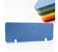 Séparateur De Bureau, Cloison Acoustique De Bureau- Coins Arrondis Pour Bureau À Domicile, Salle space D'étude Individuel Et Bureau En Open Space(Blue,30x40cm/11.8x15.7in)