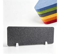 Séparateur De Bureau, Cloison Acoustique De Bureau- Coins Arrondis Pour Bureau À Domicile, Salle space D'étude Individuel Et Bureau En Open Space(Black,30x40cm/11.8x15.7in)