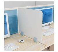 Séparateur de bureau, cloison de bureau, Panneau de séparation de bureau en fibre de polyester blanc, plusieurs tailles(40x80CM)