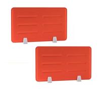 Séparateur de bureau, cloison de bureau, Séparateur de bureau à pinces, panneau de confidentialité multicolore, 34 x (58-138) cm(Orange,34x58cm)