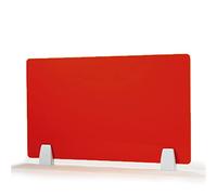 Séparateur de bureau en acrylique avec 2 clips, 30 x 60 cm, parfait pour l'école et le bureau, améliore la concentration des étudiants et la productivité au travail, cloison transparente pour plus