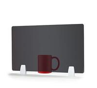 Séparateur de bureau en acrylique avec 2 clips, 30 x 60 cm, parfait pour l'école et le bureau, améliore la concentration des étudiants et l'intimité de l'espace de travail, panneau transparent pour