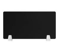 Séparateur De Bureau en Acrylique, Écran Autonome Mat, Cloison De Bureau pour Plus D'intimité, Réduit Les Distractions, Surélévateur De Bureau pour Espaces De Travail (A L H 100CM x 60CM)