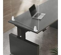 Séparateur de bureau en acrylique transparent, bouclier d'intimité durable pour bureau, séparation de salle d'étude, séparateur de bureau étanche, séparateur de salle de classe pour une meilleure
