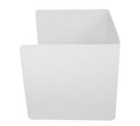 Séparateur de Bureau Pliable 1 Pièce Tri-volets, en Plastique Blanc | Tables, Ordinateurs Portables et Cahiers, Usage en Classe ou Bureau Partagé, Surface Nette