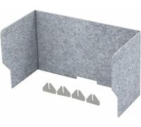 Séparateur de bureau portable insonorisant pour l'intimité et la réduction du bruit, idéal pour les bureaux et les salles de classe, protection visuelle pour espaces de travail, design indépendant