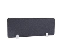 Séparateur de bureau, Séparateur de bureau acoustique en feutre, cloison de bureau, confidentialité, multicolore, 30x(40-120) cm(Dark Gray,30 * 100cm free punch~free fixing clip)