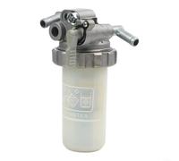 Séparateur de carburant, huile et eau RA238 51400 pour tracteurs M6040 avec vanne de vidange et intégrité structurelle pour une utilisation intensive