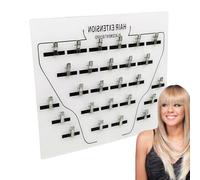 Séparateur de cheveux pour le tressage - planche d'extension de cheveux | SAUVEZ SAUVEUR ACRYLIQUE HAILIC Séparateur Haîr Extension Board | Assiette de greffe de perruque à la maison et au salon avec