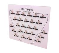 Séparateur de cheveux pour tressage - Présentoir de postiche, séparateur de cheveux en acrylique pour gagner du temps, planche d'extension de cheveux | de greffage de perruque pour maison et Sa