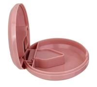 Séparateur de comprimés - Séparateur de pilules hermétiquement scellé pour couper de petites ou grandes tablettes en deux | Boîte de rangement facile à transporter et à ouvrir avec boucles pour