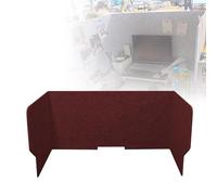 Séparateur De Confidentialité De Table, RéDuire Le Bruit, 60/80/100/120cm Panneau De Séparation De Bureau Pliable, Concentrez Votre Attention, Pour Classe, Bureau, Bibliothèque(Claret,120cm)