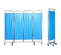 Séparateur De Confidentialité For Cloison De Confidentialité Médicale À 3 À 6 Panneaux, Écrans Protection Mobiles, Écrans De Confidentialité Roulants Pliants(5-Panel)