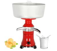 Séparateur de crème de lait centrifuge - Séparateur électrique de crème en acier inoxydable de 100 l/h - Séparateur de lait de vache de chèvre - Transforme le lait cru ou entier en crème et lait