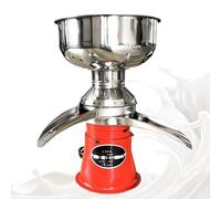 Séparateur de crème de lait électrique, écumeur de lait en acier inoxydable 5 L, vitesse de rotation efficace de 9 500 tr/min, pour produits laitiers, usage domestique et commercial