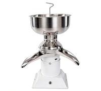 Séparateur de crème électrique 100 L/H, acier inoxydable et alliage d'aluminium, conception à faible bruit, for frais de vache et de chèvre, sépare le lait entier en crème et lait écrémé(W)