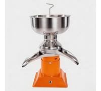 Séparateur de crème électrique 100 L/H, acier inoxydable et alliage d'aluminium, conception à faible bruit, for frais de vache et de chèvre, sépare le lait entier en crème et lait écrémé(OG)