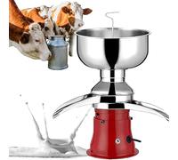 Séparateur de crème électrique en acier inoxydable, haute efficacité, 13,2 gal/h pour lait écrémé et crème de vache