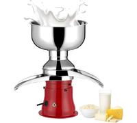 Séparateur de crème électrique en acier inoxydable, machine centrifuge pour le traitement du lait cru, séparateur de lait écrémé et de beurre de crème pour lait de chèvre ou de vache