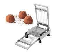 Séparateur de gâteau en acier inoxydable et hachoir à aliments, coupe-portions pour fromage, beurre, tofu, outil de cuisson de cuisine avec lames de 1,4 cm et 2,8 cm