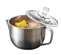 Séparateur de graisse - Aide de cuisine en acier inoxydable - Séparateur d'huile et passoire à sauce - Pour égoutter les soupes, les bouillons, les vinaigrettes - Hygiénique, durable, pratique, passe