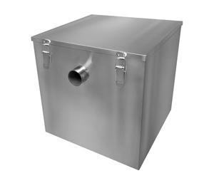 Séparateur de Graisse Commecial 60L en Acier Inoxydable Récupérateur Bac piège à Graisse - Sous Evier - Elimine les déchets de vos eaux - Parfait pour Restaurant, Bar, Cuisine HORECA CHRD
