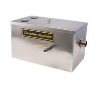 Séparateur de Graisse Commercial, Adapté aux Restaurants À Domicile, Bac À Graisse en Acier Inoxydable Sous L'évier de Cuisine(Medium)