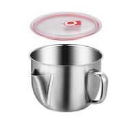 Séparateur de graisse - Couvercle séparateur de graisse pour sauce en acier inoxydable | Élimination de la graisse de la passoire à viande, gadget de cuisine pour réduire l'huile des soupes