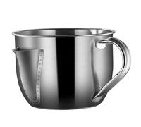 Séparateur de graisse de sauce en acier inoxydable avec couvercle, séparateur d'huile à double bec pour soupe, jus et bouillon, passoire à graisse cuisine