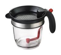 Séparateur de graisse, multi-usages, 1 l, séparateur dė graissė, separateur d'huile et dė graisse, stratégie de repas sains, pour soupes, bouillons, sauces, jus d viand, et plus encore