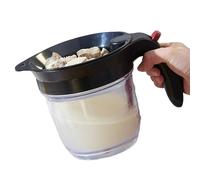 Séparateur de graisse pour sauce - Séparateur de graisse transparent - Filtre à graisse alimentaire - Séparateur de graisse de cuisine pour sauce, huile, soupes, ragoût