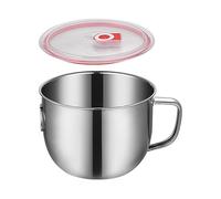 Séparateur de graisse - Séparateur de sauce acier inoxydable avec couvercle, passoire à viande pour éliminer la graisse de la soupe | Bol de nouilles pour aliments, bouillon, outil de cuisine