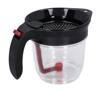 Séparateur de graisse, séparateur d'huile séparateur de sauce 4 tasses séparateur de graisse et de sauce passoire mesurant avec bouton de distribution à dégagement inférieur