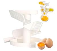 Séparateur de jaune de jaune d'oeuf, séparateur de blanc d'oeuf commercial, outil de cuisine de séparateur de filtre à œufs réglable pour les gâteaux à cuisson, séparation rapide,