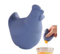 Séparateur de jaune d'oeuf - Bac argenté blanc d'oeuf en silicone | Outils de cuisson pour chefs et cuisiniers à domicile, séparateur de filtre alimentaire facile à utiliser pour les restaurants et