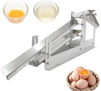 Séparateur de jaune d'œuf, machine de séparation de liquide avec hauteur et écarts réglables, construction en acier inoxydable 304 pour une cuisson et une cuisson efficaces