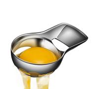 Séparateur de jaune d'œuf, séparateur d'œufs en acier inoxydable, 5,7 x 9 x 4 cm, outil de cuisine compact de qualité alimentaire, passoire efficace pour la cuisson, la cuisine et la préparation des