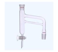 Séparateur de laboratoire en verre de type B, tube de mesure à piston en verre(Glass stopper)