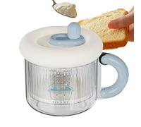 Séparateur de lactosérum avec couvercle - Petites machines pour yaourt sec, appareil pour fromage, filtre à maille fine réutilisable | Passoire pour crème de yaourt fait maison pour régime alimentaire