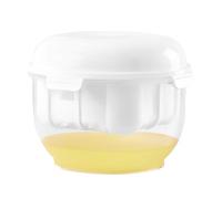 Séparateur de lactosérum pour yaourt - 20,5 x 16 cm - Bol en amovible - Passoire de cuisine réutilisable - Outil de cuisine compact - Système de drainage pour lait, jus, soupe, café