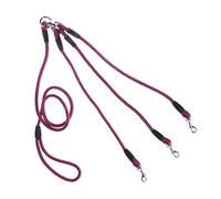 Séparateur de laisse pour chien à 3 voies réglable et amovible en nylon de 15,2 cm - Corde en nylon pour deux/trois chiens de compagnie - Jouets de marche pour mâcheurs agressifs - Grande race pour
