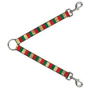 Séparateur de laisse pour chien Drapeau Italie Vintage 30,5 cm de long 2,5 cm de large