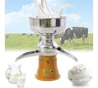 Séparateur de lait électrique 5L - Machine séparatrice de crème en acier inoxydable 10500 tr/min pour le traitement du lait de vache, de chèvre et de chamelle