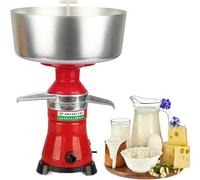 Séparateur de Lait Électrique, Manuel et Automatique, Centrifuge pour Ferme Domestique, Acier Inoxydable 304 Alimentaire pour Lait de Chèvre Vache Bre eurre Fromage Yaourt Maison