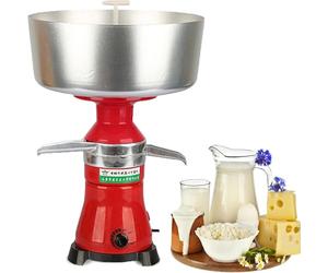 Séparateur de Lait Électrique, Manuel et Automatique, Centrifuge pour Ferme Domestique, Acier Inoxydable 304 Alimentaire pour Lait de Chèvre Vache Bre eurre Fromage Yaourt Maison